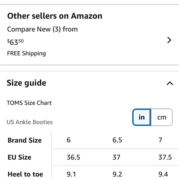 NWOB Toms Black and Brown Kallie cutout Ankle Boots with Wedge Heel size 6 - Picture 9 of 9